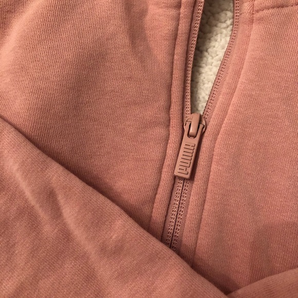 Pink Puma Zipped Hoodie - Picture 3 of 5
